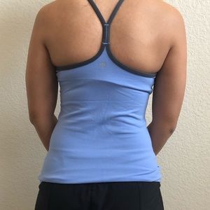Lululemon Power Y Cornflower Blue Tank